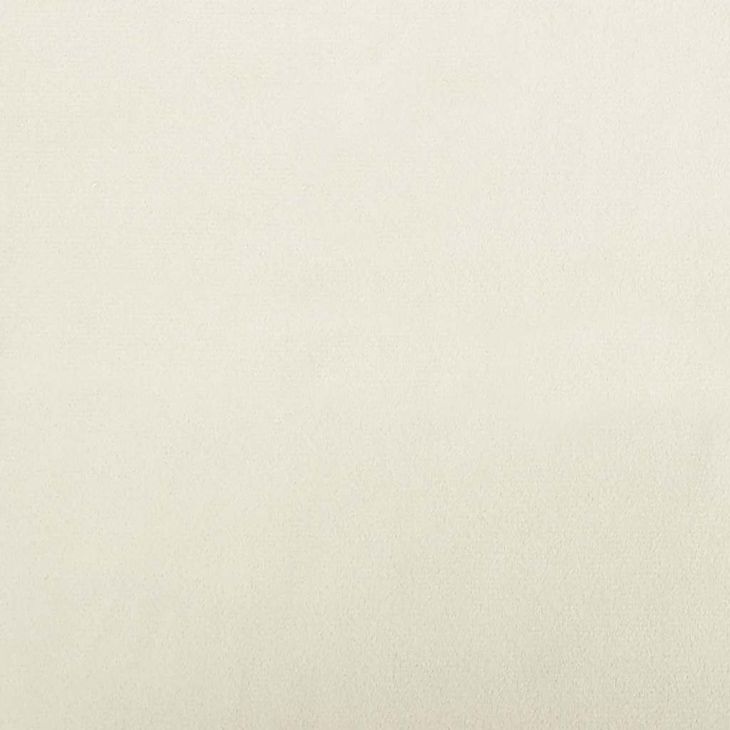 Divano per Bambini Crema 50x40x26,5 cm in Velluto - homemem39