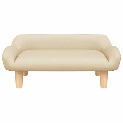 Divano per Bambini Crema 70x40x24 cm in Tessuto
