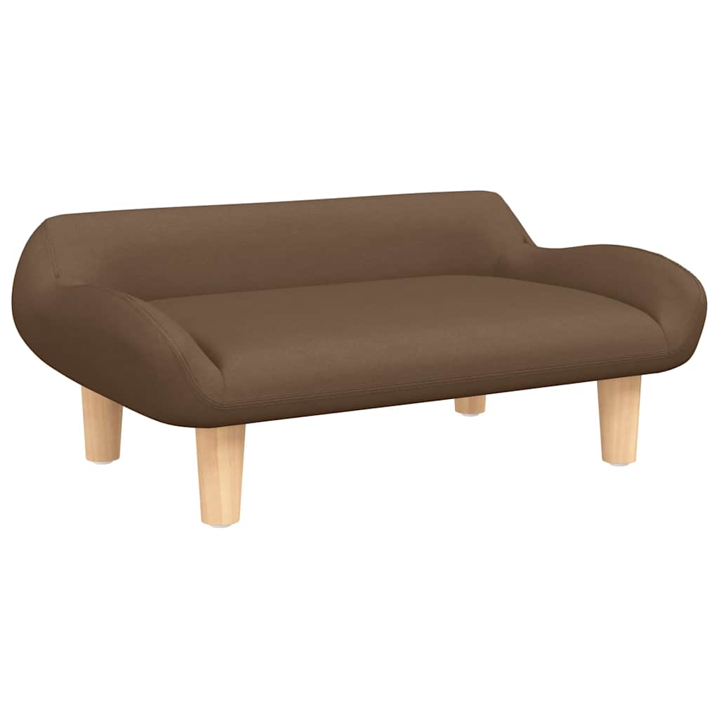 Divano per Bambini Marrone 70x40x24 cm in Tessuto | homemem39