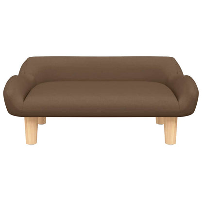 Divano per Bambini Marrone 70x40x24 cm in Tessuto | homemem39