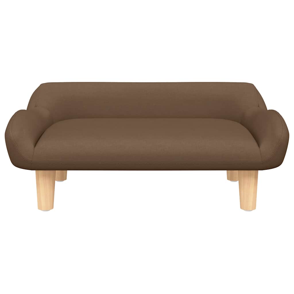 Divano per Bambini Marrone 70x40x24 cm in Tessuto
