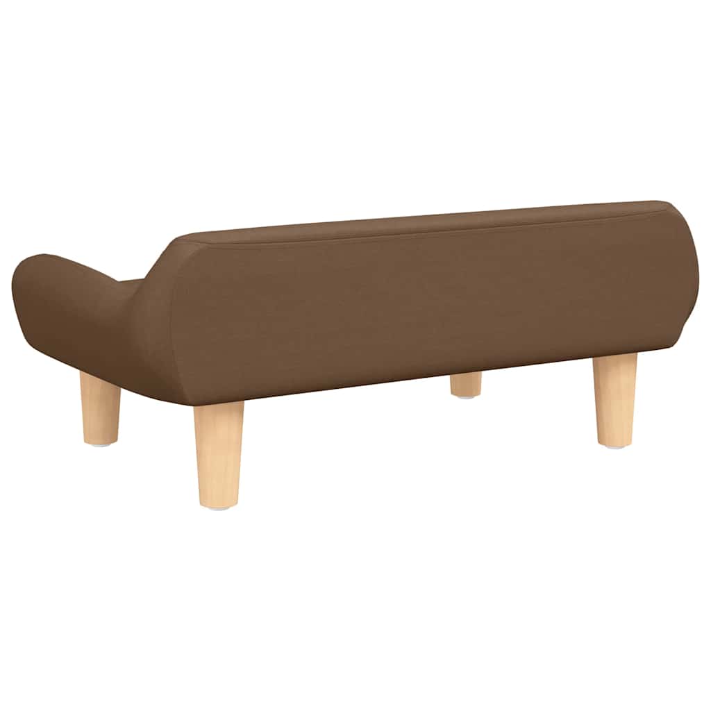 Divano per Bambini Marrone 70x40x24 cm in Tessuto | homemem39