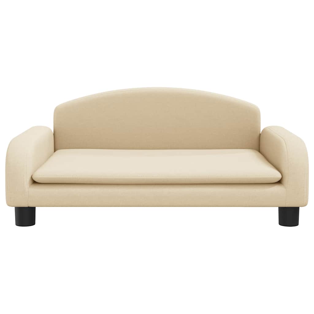 Divano per Bambini Crema 70x45x30 cm in Tessuto | homemem39