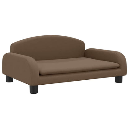 Divano per Bambini Marrone 70x45x30 cm in Tessuto | homemem39