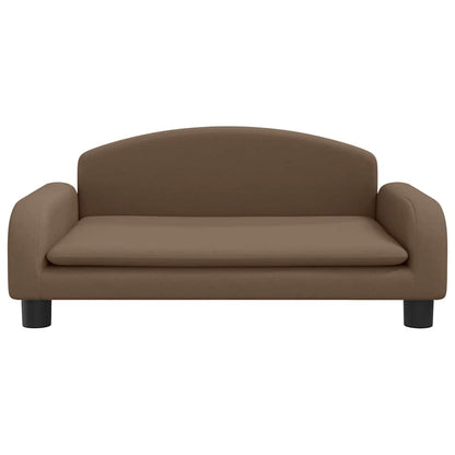 Divano per Bambini Marrone 70x45x30 cm in Tessuto