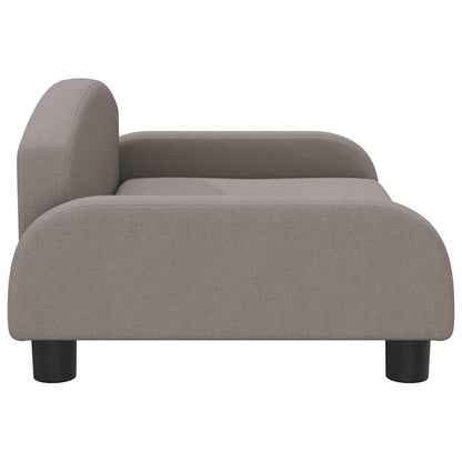Divano per Bambini Tortora 70x45x30 cm in Tessuto