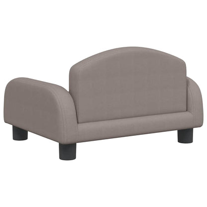 Divano per Bambini Tortora 50x40x30 cm in Tessuto