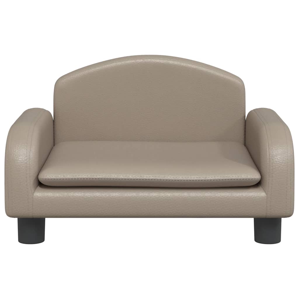 Divano per Bambini Cappuccino 50x40x30 cm in Similpelle | homemem39