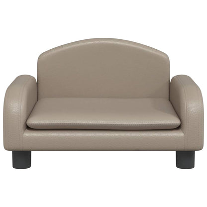 Divano per Bambini Cappuccino 50x40x30 cm in Similpelle | homemem39