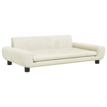 Divano per Bambini Crema 100x54x33 cm in Velluto | homemem39