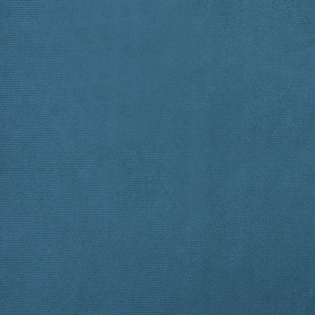 Divano per Bambini Blu 70x45x33 cm in Velluto