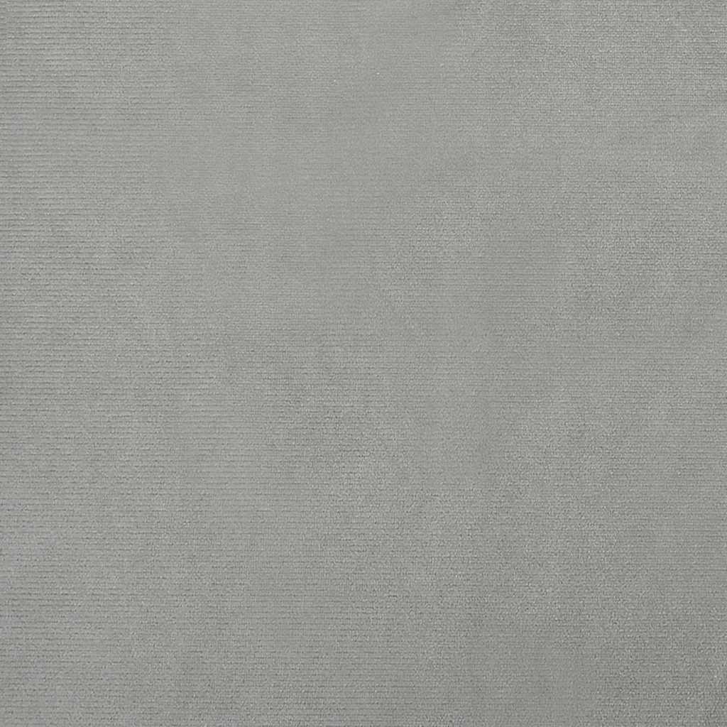 Divano per Bambini Grigio Chiaro 100x50x26 cm in Velluto | homemem39