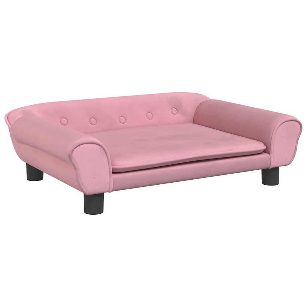 Divano per Bambini Rosa 70x45x26 cm in Velluto | homemem39