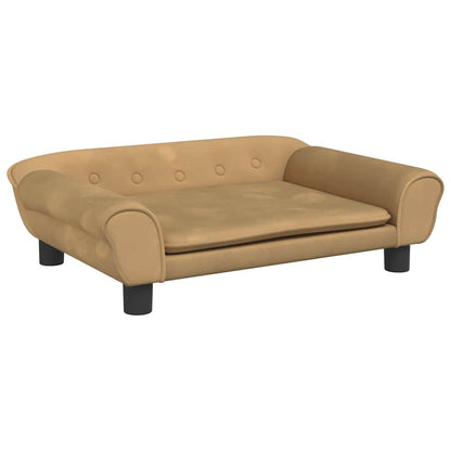 Divano per Bambini Marrone 70x45x26 cm in Velluto