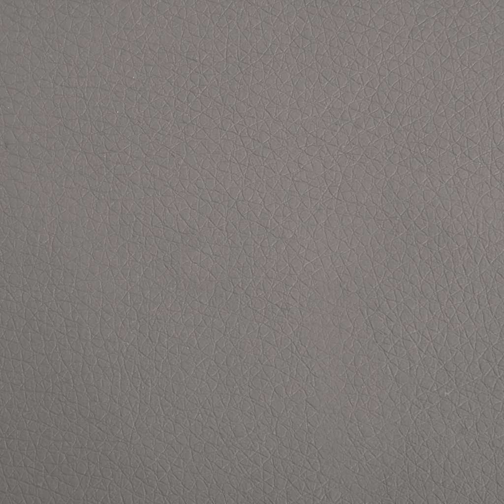 Divano Bambini con Poggiapiedi Grigio 100x50x30 cm Similpelle | homemem39