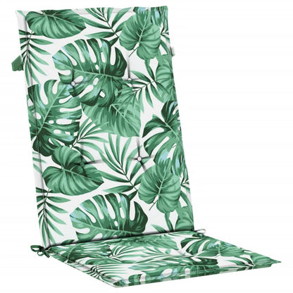 Sedie da Giardino Reclinabili con Cuscini 6 pz in Legno di Teak