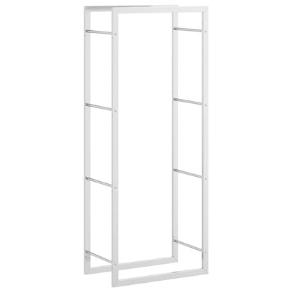 Portalegna 50x28x132 cm in Acciaio Inossidabile