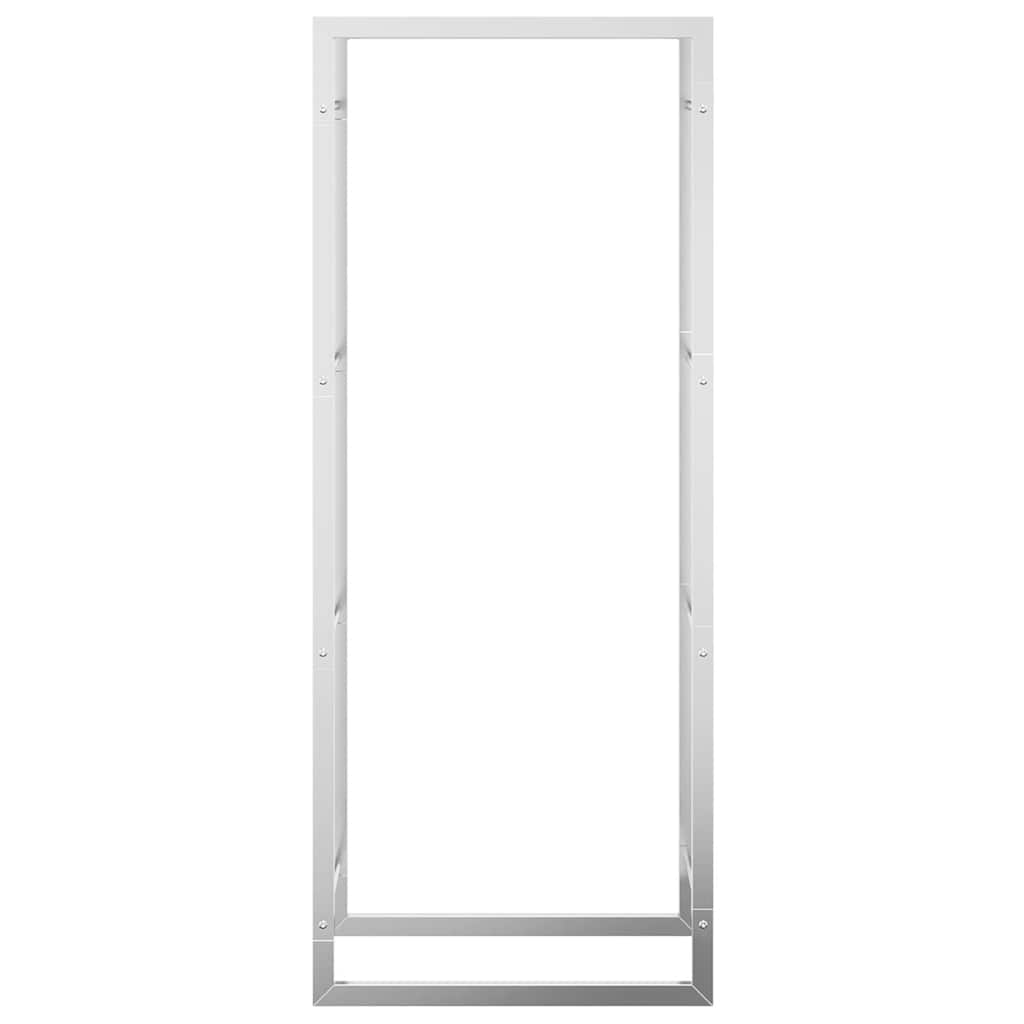 Portalegna 50x28x132 cm in Acciaio Inossidabile