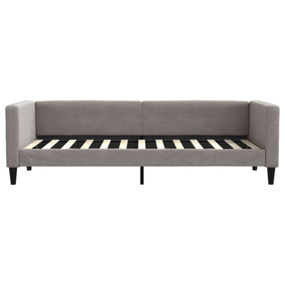 Divano Letto con Letto Estraibile Tortora 80x200 cm Tessuto