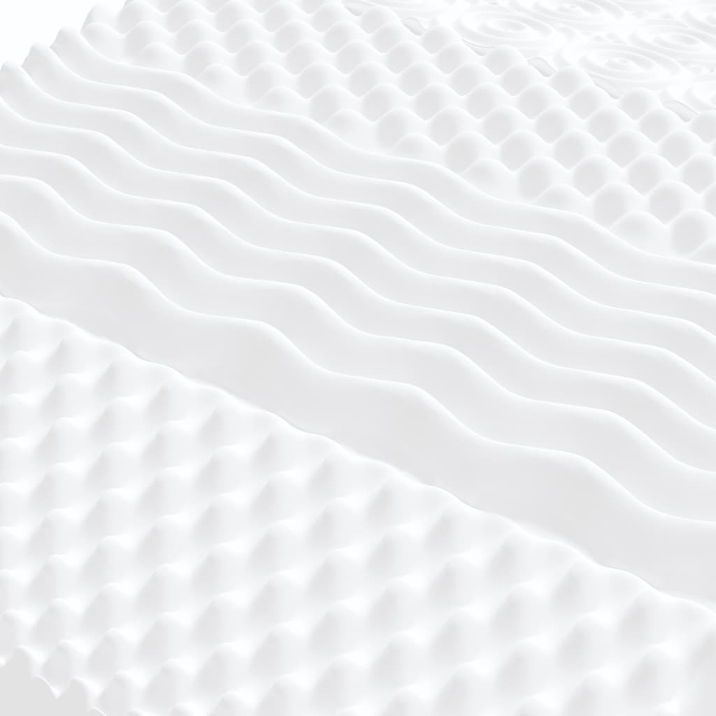 Divano Letto Estraibile con Materassi Crema 100x200 cm Tessuto - homemem39