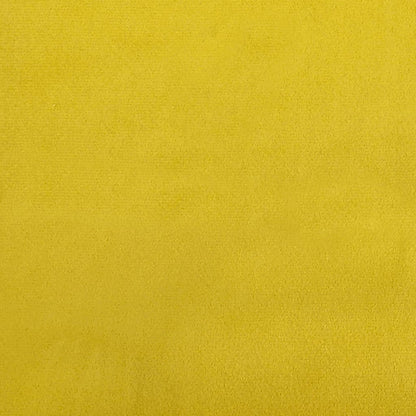 Divano Letto Estraibile con Cassetti Giallo 100x200cm Velluto - homemem39