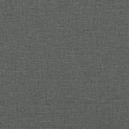 Divano Letto Estraibile Cassetti Grigio Scuro 80x200cm Tessuto