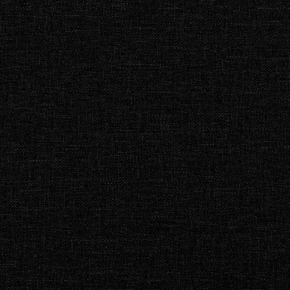 Divano Letto Estraibile con Cassetti Nero 80x200 cm in Tessuto - homemem39