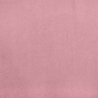 Divano Letto con Letto Estraibile Rosa 90x200 cm in Velluto