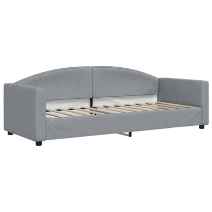 Divano Letto con Letto Estraibile Grigio Chiaro 80x200 Tessuto - homemem39