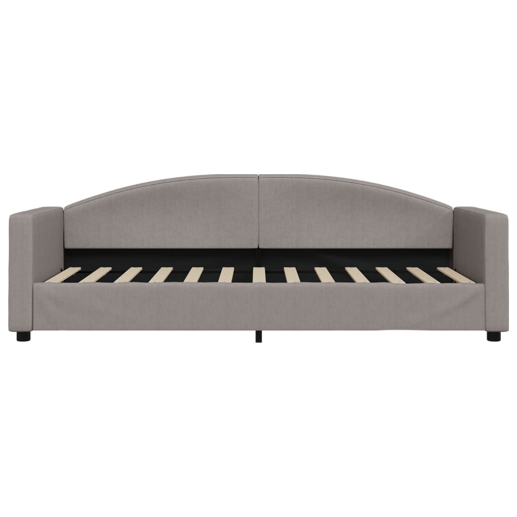Divano Letto con Letto Estraibile Tortora 80x200 cm Tessuto