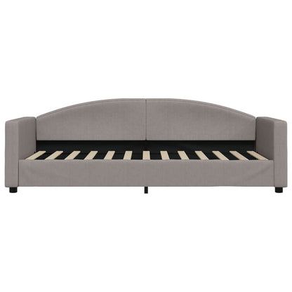 Divano Letto con Letto Estraibile Tortora 80x200 cm Tessuto