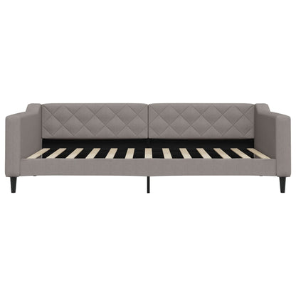 Divano Letto con Letto Estraibile Tortora 100x200 cm in Tessuto | homemem39