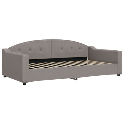 Divano Letto con Materasso Tortora 100x200 cm in Tessuto | homemem39