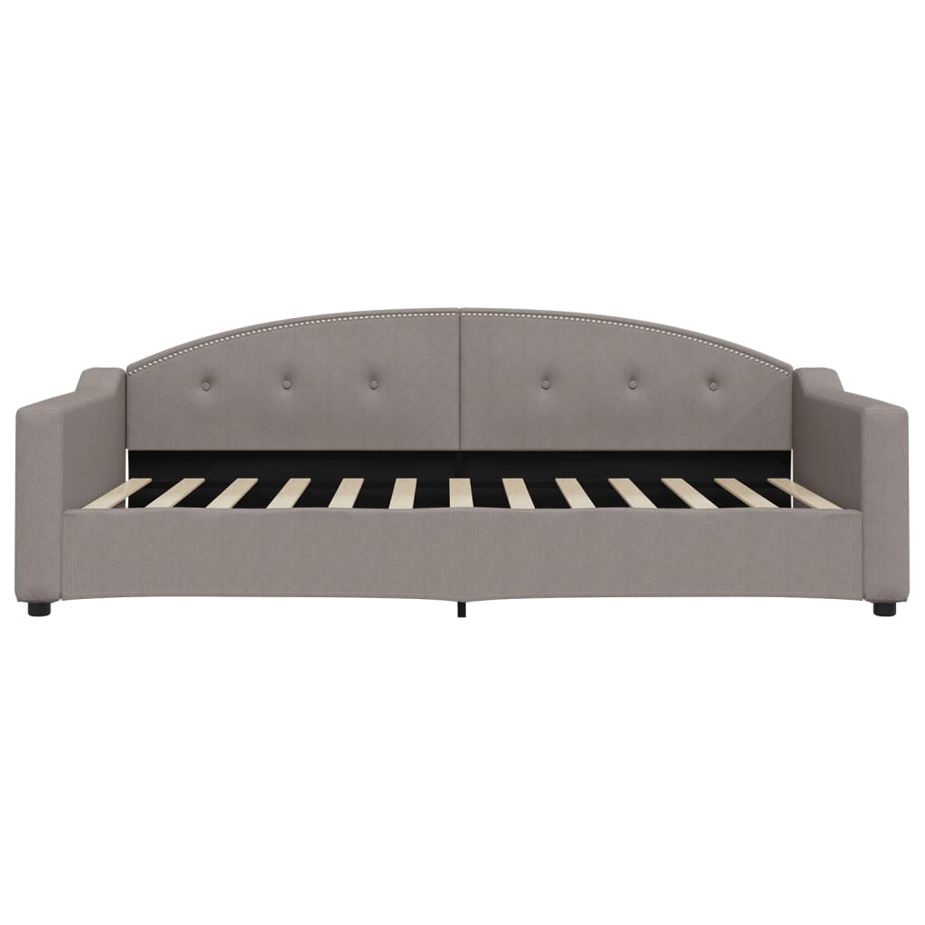 Divano Letto con Letto Estraibile Tortora 100x200 cm in Tessuto | homemem39