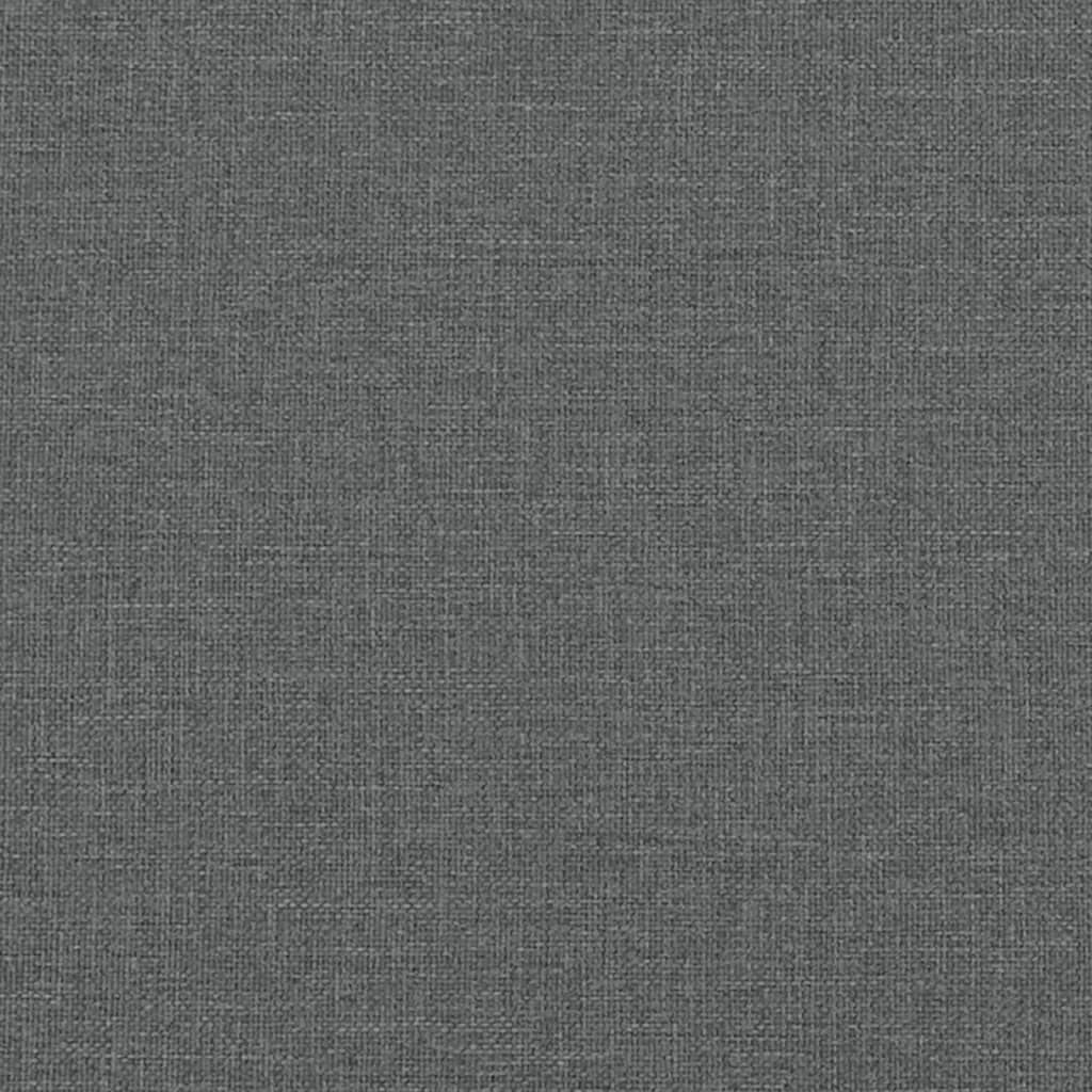 Divano Letto Estraibile Cassetti Grigio Scuro 80x200cm Tessuto | homemem39