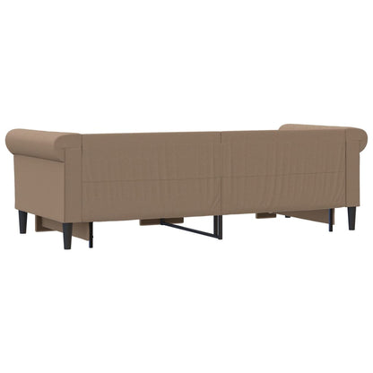 Divano Letto Estraibile Cappuccino 90x200 cm in Similpelle