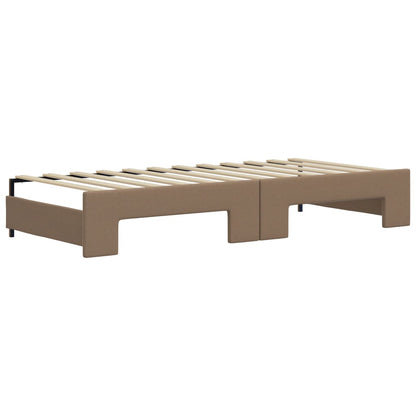 Divano Letto Estraibile Cappuccino 90x200 cm in Similpelle