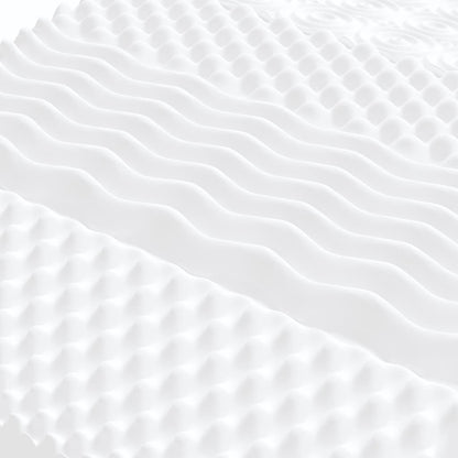 Divano Letto Estraibile e Materassi Bianco 90x200 cm Similpelle