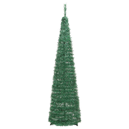 Albero di Natale Artificiale Pop-up con 50 LED Verde 120 cm