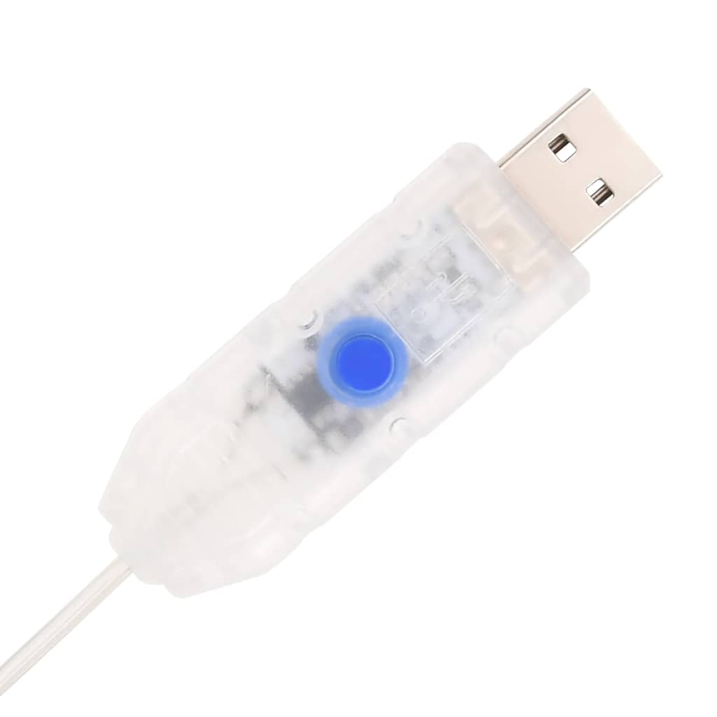 Albero di Natale Artificiale Pop-up Neve Fioccata 200 LED 210cm