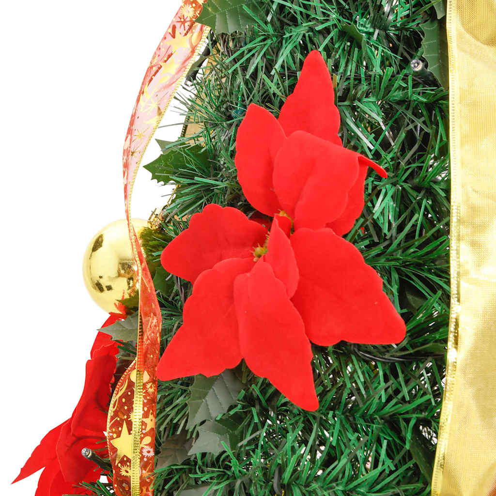 Albero di Natale Artificiale Pop-up con 100 LED Verde 150 cm