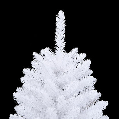 Albero di Natale Artificiale Incernierato con Base Bianco 150cm | homemem39