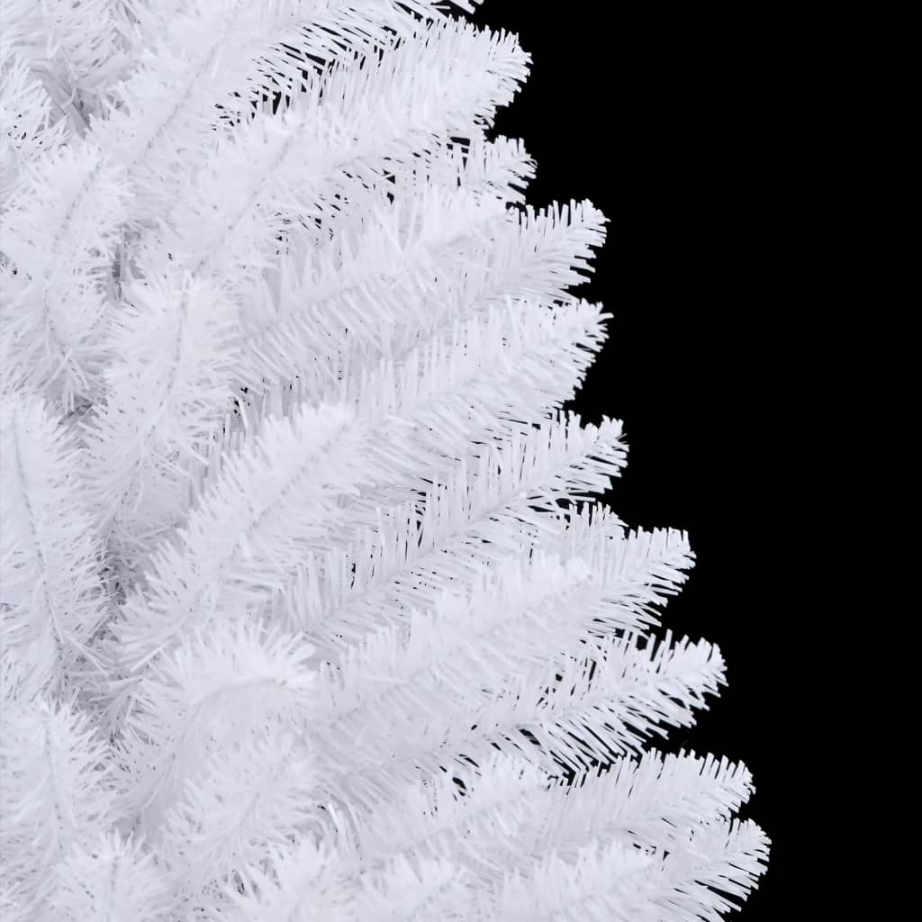 Albero di Natale Artificiale Incernierato con Base Bianco 150cm | homemem39