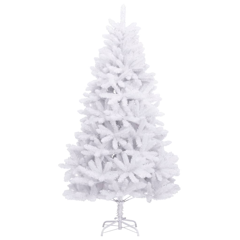 Albero di Natale Artificiale Incernierato con Base Bianco 270cm | homemem39