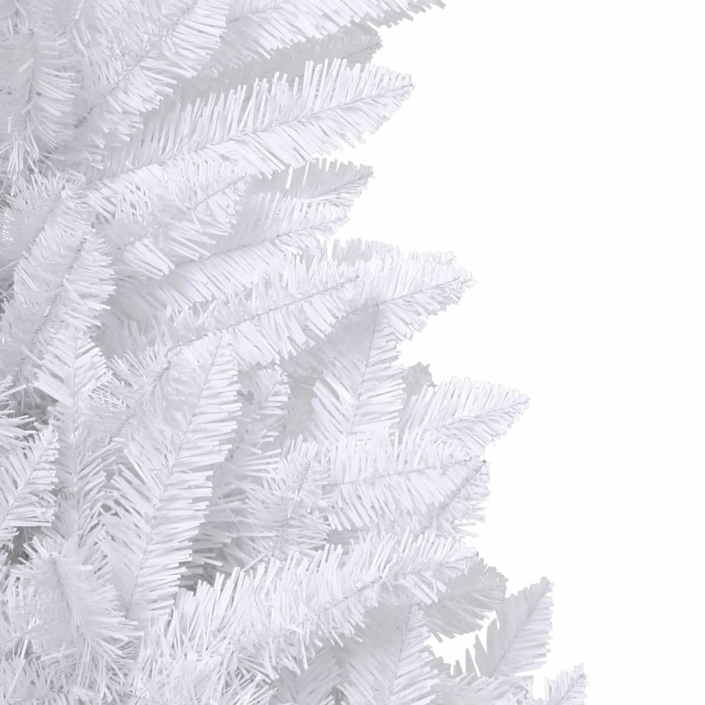 Albero di Natale Artificiale Incernierato con Base Bianco 270cm | homemem39