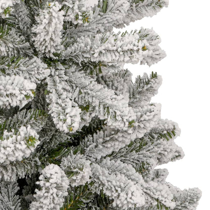 Albero Natale Artificiale Incernierato con Neve Fioccata 300 cm | homemem39