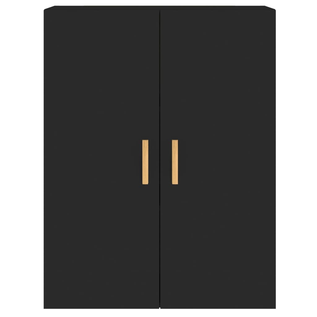 Armadietti a Parete 2 pz Neri in Legno Multistrato - homemem39