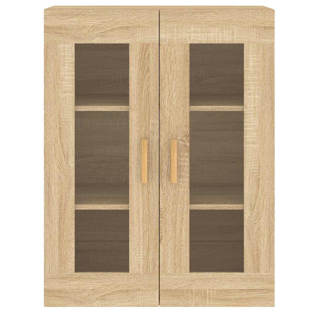 Armadietti a Parete 2 pz Rovere Sonoma in Legno Multistrato | homemem39
