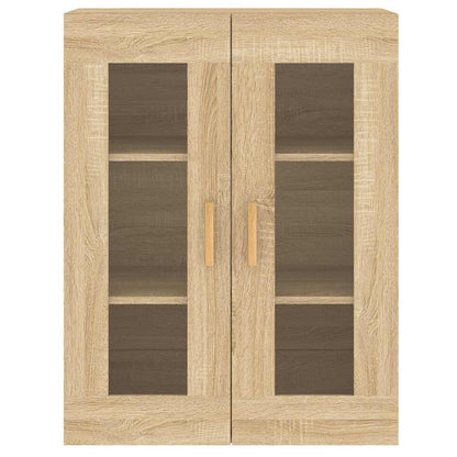 Armadietti a Parete 2 pz Rovere Sonoma in Legno Multistrato | homemem39