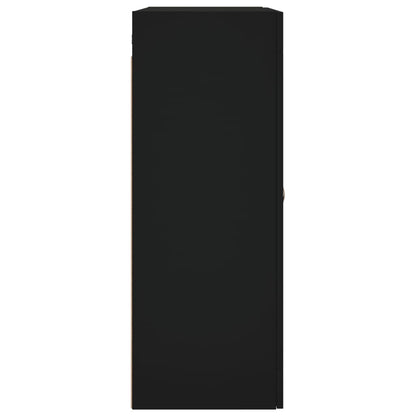 Armadietti a Parete 2 pz Neri in Legno Multistrato - homemem39